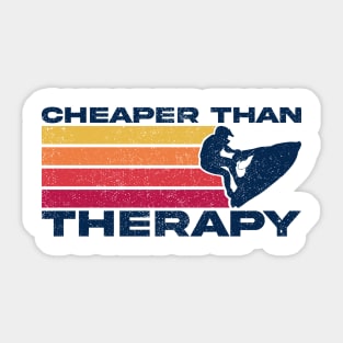 Therapy for Jet Ski Lover V2 Sticker